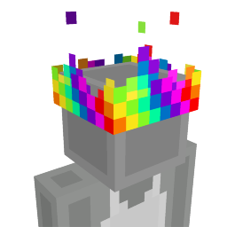 Thumbnail of the Minecraft Bedrock Marketplace product Rainbow Wave Crown created by Mob Pie.