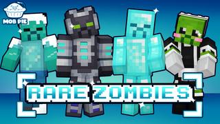 Thumbnail of the Minecraft Bedrock Marketplace product Rare Zombies created by Mob Pie.