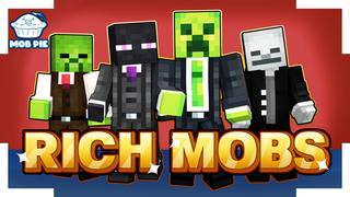 Thumbnail of the Minecraft Bedrock Marketplace product Rich Mobs created by Mob Pie.