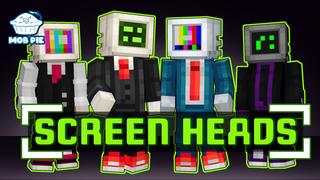 Thumbnail of the Minecraft Bedrock Marketplace product Screen Heads created by Mob Pie.