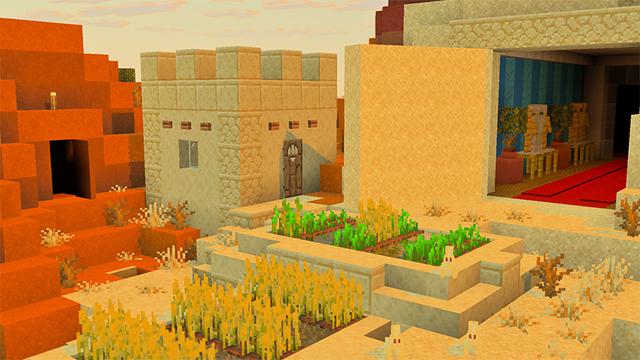 Screenshot of the Minecraft Bedrock Marketplace product Secret Doors Add-On created by Mob Pie.