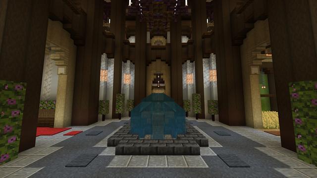 Screenshot of the Minecraft Bedrock Marketplace product Secret Underground Base created by Mob Pie.