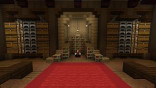 Screenshot of the Minecraft Bedrock Marketplace product Base souterraine secrète created by Mob Pie.
