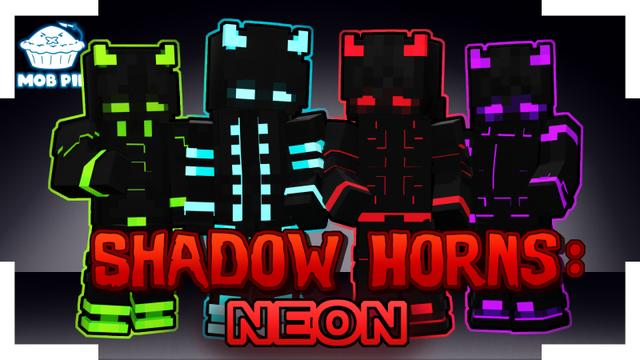 Thumbnail of the Minecraft Bedrock Marketplace product Shadow Horns: Neon created by Mob Pie.