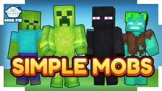 Thumbnail of the Minecraft Bedrock Marketplace product Simple Mobs created by Mob Pie.