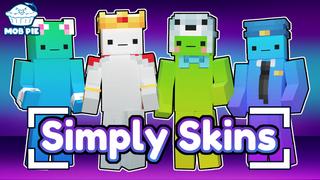 Thumbnail of the Minecraft Bedrock Marketplace product Simply Skins created by Mob Pie.