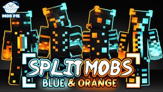 Thumbnail of the Minecraft Bedrock Marketplace product Split Mobs: Blue & Orange created by Mob Pie.