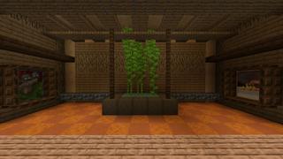 Screenshot of the Minecraft Bedrock Marketplace product Tropical Camping Resort created by Mob Pie.