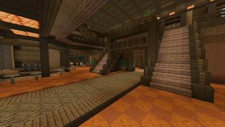 Screenshot of the Minecraft Bedrock Marketplace product Tropical Camping Resort created by Mob Pie.