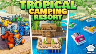 Thumbnail of the Minecraft Bedrock Marketplace product Tropical Camping Resort created by Mob Pie.