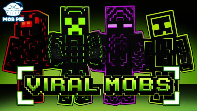 Thumbnail of the Minecraft Bedrock Marketplace product Viral Mobs created by Mob Pie.