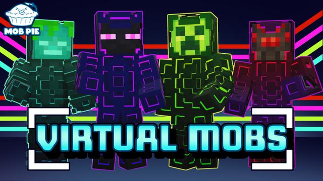Thumbnail of the Minecraft Bedrock Marketplace product Virtual Mobs created by Mob Pie.