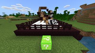Screenshot of the Minecraft Bedrock Marketplace product Advanced Lucky Block created by MobBlocks.