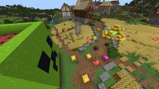 Screenshot of the Minecraft Bedrock Marketplace product Advanced Lucky Block created by MobBlocks.