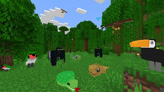 Screenshot of the Minecraft Bedrock Marketplace product ANIMALS PLUS created by MobBlocks.