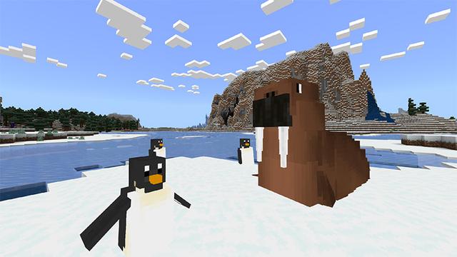 Screenshot of the Minecraft Bedrock Marketplace product ANIMALS PLUS created by MobBlocks.