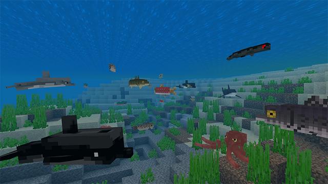 Screenshot of the Minecraft Bedrock Marketplace product ANIMALS PLUS created by MobBlocks.
