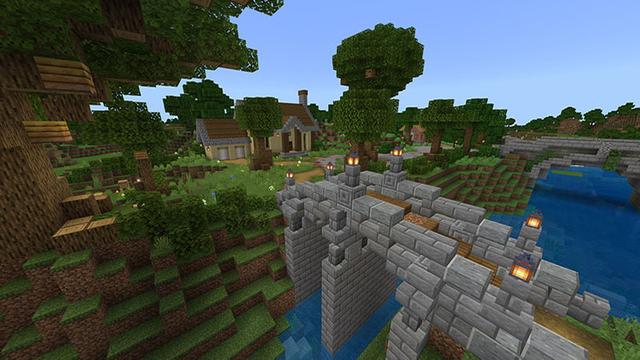 Screenshot of the Minecraft Bedrock Marketplace product Bees Paradise created by MobBlocks.
