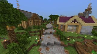 Screenshot of the Minecraft Bedrock Marketplace product Bees Paradise created by MobBlocks.