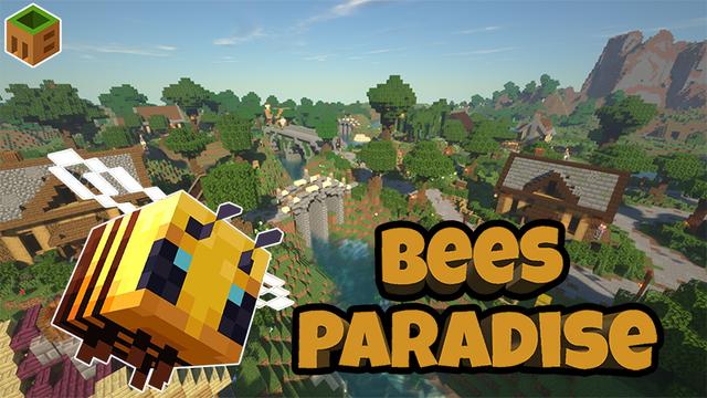 Thumbnail of the Minecraft Bedrock Marketplace product Bees Paradise created by MobBlocks.