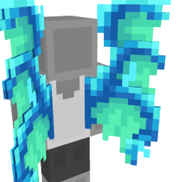 Thumbnail of the Minecraft Bedrock Marketplace product Blue Dragon Wings created by MobBlocks.