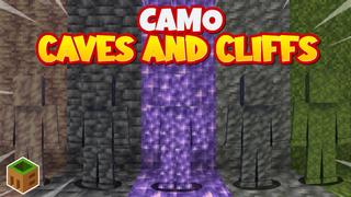 Thumbnail of the Minecraft Bedrock Marketplace product Camo Caves and Cliffs created by MobBlocks.