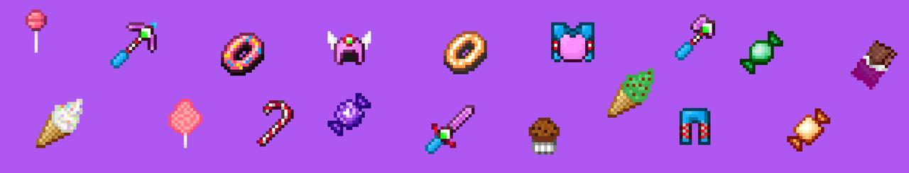 Panorama of the Minecraft Bedrock Marketplace product Candy created by MobBlocks.