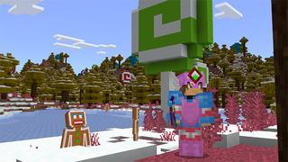 Screenshot of the Minecraft Bedrock Marketplace product Candy created by MobBlocks.