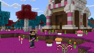 Screenshot of the Minecraft Bedrock Marketplace product Candy created by MobBlocks.