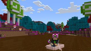 Screenshot of the Minecraft Bedrock Marketplace product Candy created by MobBlocks.