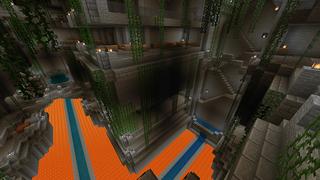 Screenshot of the Minecraft Bedrock Marketplace product Cave Survival Spawn created by MobBlocks.