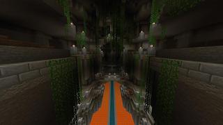 Screenshot of the Minecraft Bedrock Marketplace product Cave Survival Spawn created by MobBlocks.
