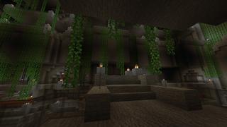 Screenshot of the Minecraft Bedrock Marketplace product Cave Survival Spawn created by MobBlocks.
