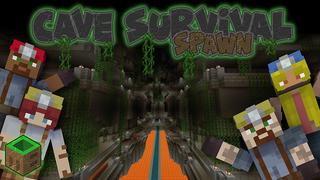 Thumbnail of the Minecraft Bedrock Marketplace product Cave Survival Spawn created by MobBlocks.