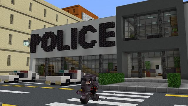 Screenshot of the Minecraft Bedrock Marketplace product City Spawn created by MobBlocks.