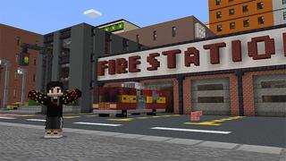 Screenshot of the Minecraft Bedrock Marketplace product City Spawn created by MobBlocks.