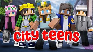 Thumbnail of the Minecraft Bedrock Marketplace product City Teens created by MobBlocks.