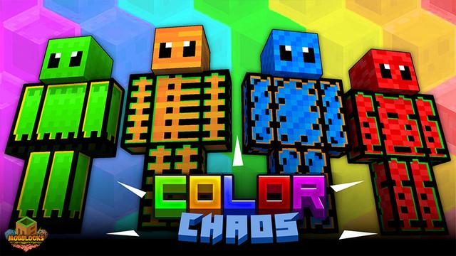 Thumbnail of the Minecraft Bedrock Marketplace product Color Chaos created by MobBlocks.