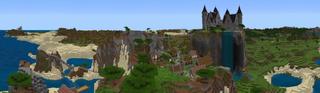 Panorama of the Minecraft Bedrock Marketplace product Creators Blessing created by MobBlocks.