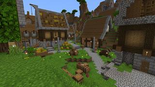 Screenshot of the Minecraft Bedrock Marketplace product Creators Blessing created by MobBlocks.