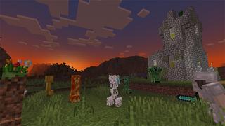 Screenshot of the Minecraft Bedrock Marketplace product Creeper Legends created by MobBlocks.
