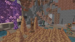 Screenshot of the Minecraft Bedrock Marketplace product Creeper Legends created by MobBlocks.