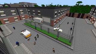 Screenshot of the Minecraft Bedrock Marketplace product Crew Heist created by MobBlocks.