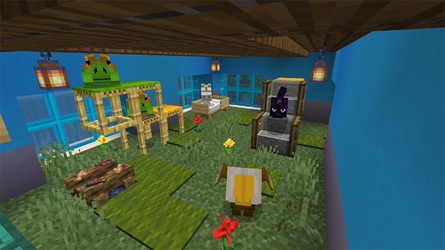 Screenshot of the Minecraft Bedrock Marketplace product Cute Magic Pets created by MobBlocks.
