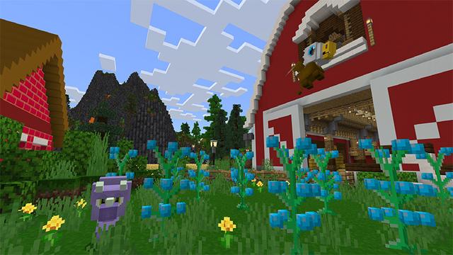 Screenshot of the Minecraft Bedrock Marketplace product Cute Magic Pets created by MobBlocks.