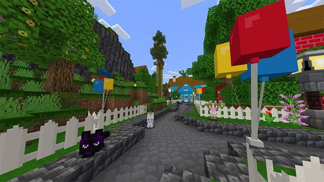 Screenshot of the Minecraft Bedrock Marketplace product Cute Magic Pets created by MobBlocks.