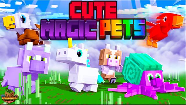 Thumbnail of the Minecraft Bedrock Marketplace product Cute Magic Pets created by MobBlocks.