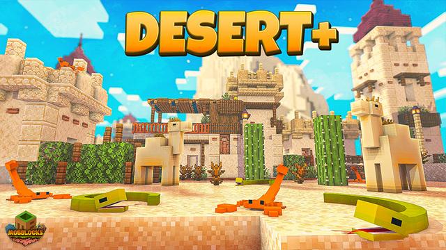 Thumbnail of the Minecraft Bedrock Marketplace product Desert+ created by MobBlocks.