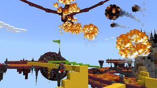 Screenshot of the Minecraft Bedrock Marketplace product Dragon Bed Wars created by MobBlocks.