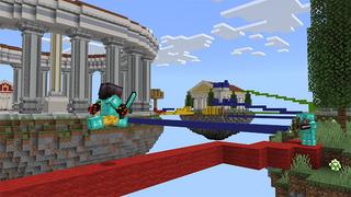Screenshot of the Minecraft Bedrock Marketplace product Dragon Bed Wars created by MobBlocks.